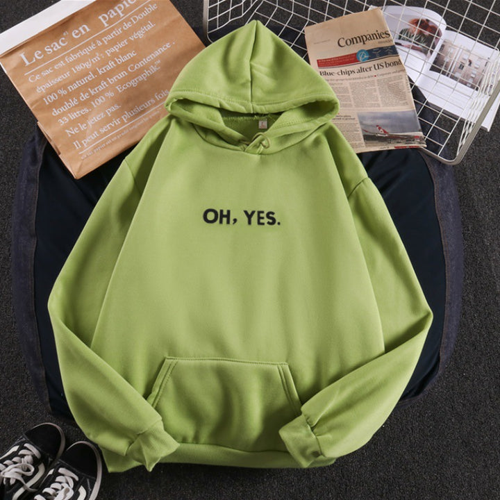Women's hoodie with soft inner lining, kangaroo pocket, and subtle front print Mune Fashion