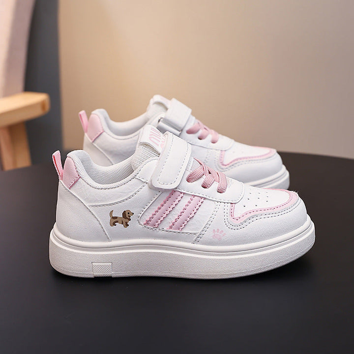 Ladies sneaker with practical Velcro closure and cute animal motif Mune Fashion