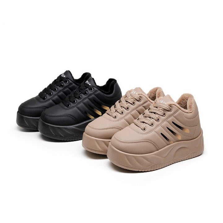 Women's sporty sneakers with non-slip sole and warming inner lining Mune Fashion