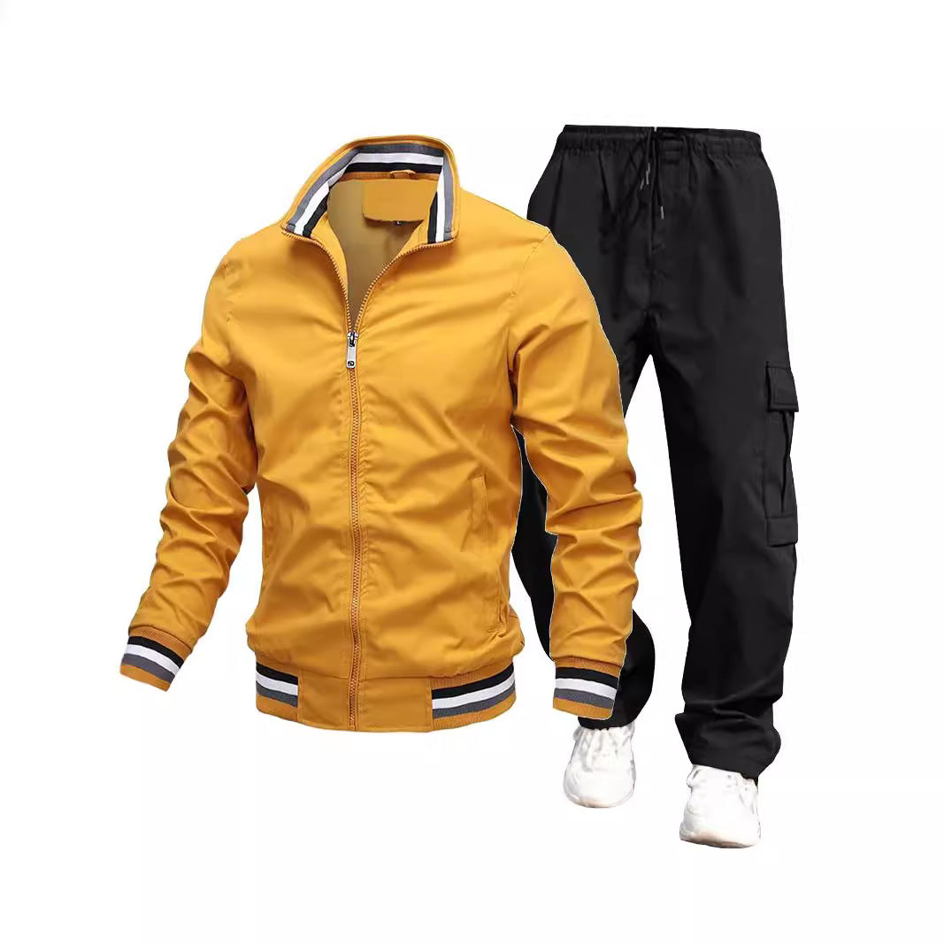 Men's Sports Jacket and Cargo Pants Mune Fashion