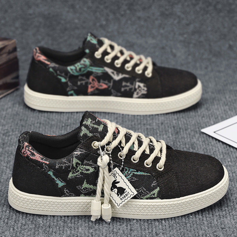 Women's Fashion Sneakers with Unique Textile Design Mune Fashion