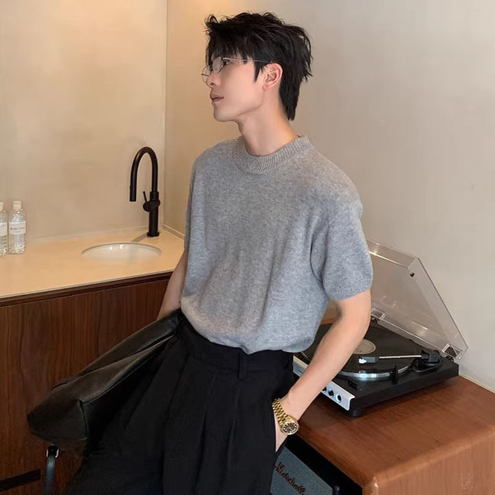 Men's Casual Knit Top Mune Fashion