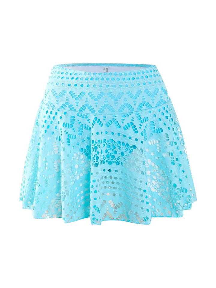 Ladies sporty casual skirt with perforated design Mune Fashion