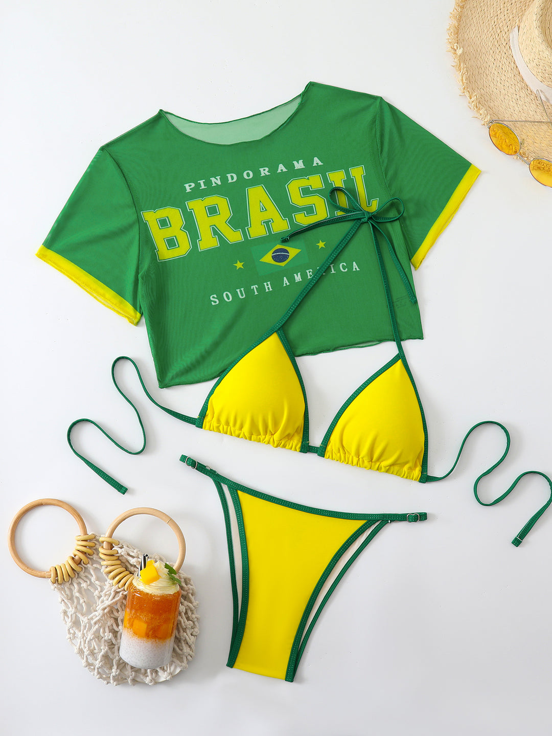 Women's bikini set with creative cherry design Mune Fashion