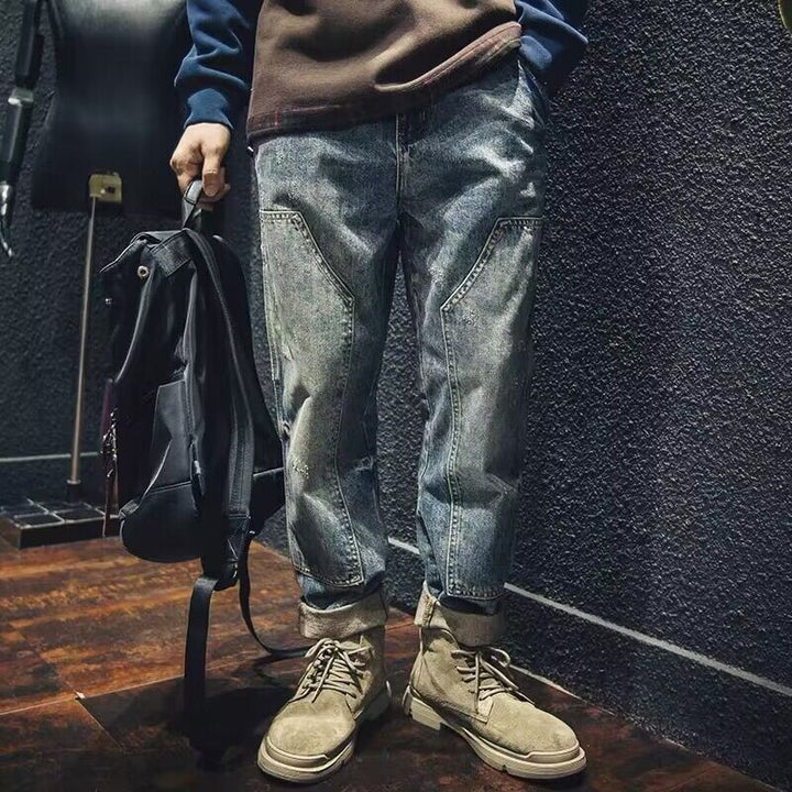 Men's Casual Jeans with Modern Accents Mune Fashion