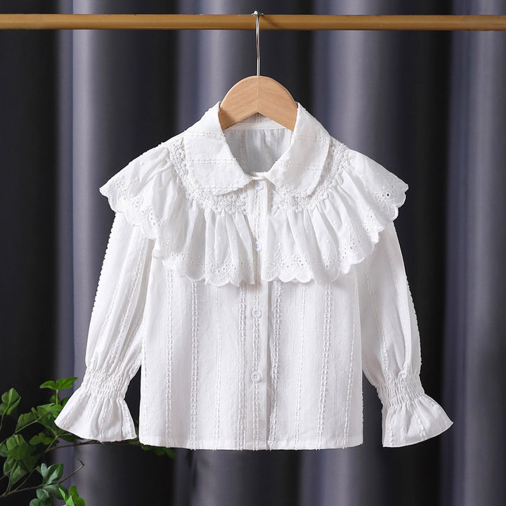 Women playful blouse with voluminous collar Mune Fashion