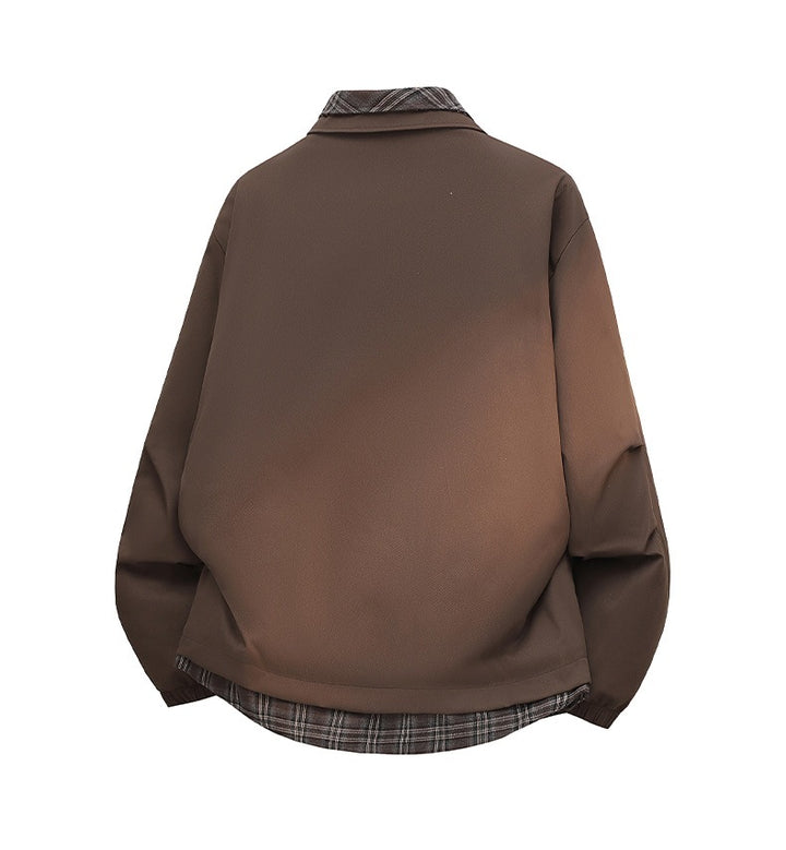 Men's Fashion Double Jacket with Plush Lining Mune Fashion