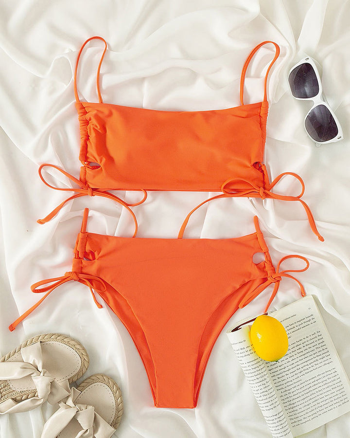 Women's bandeau bikini with sophisticated ties Mune Fashion