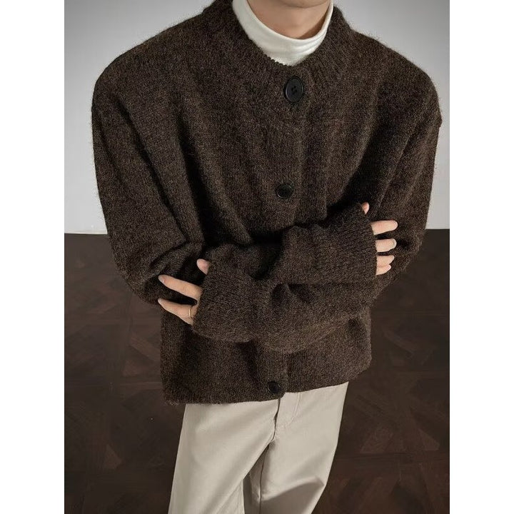 Men's Loose Button Cardigan Mune Fashion