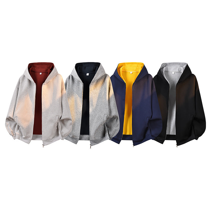 Men's Oversize Hoodie Zip Jacket Mune Fashion