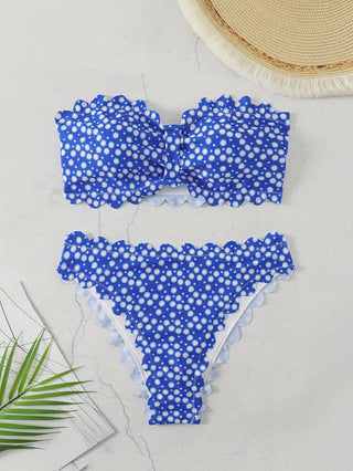 Women's Bikini Set with Floral Pattern Mune Fashion