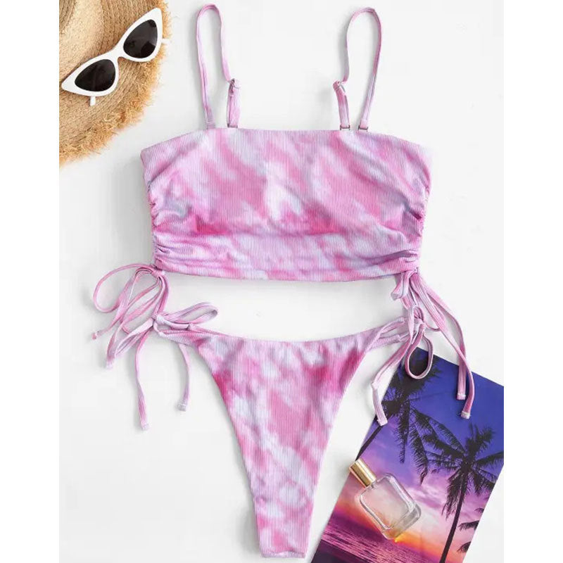 Women's Crop Top Bikini with Adjustable Straps Mune Fashion