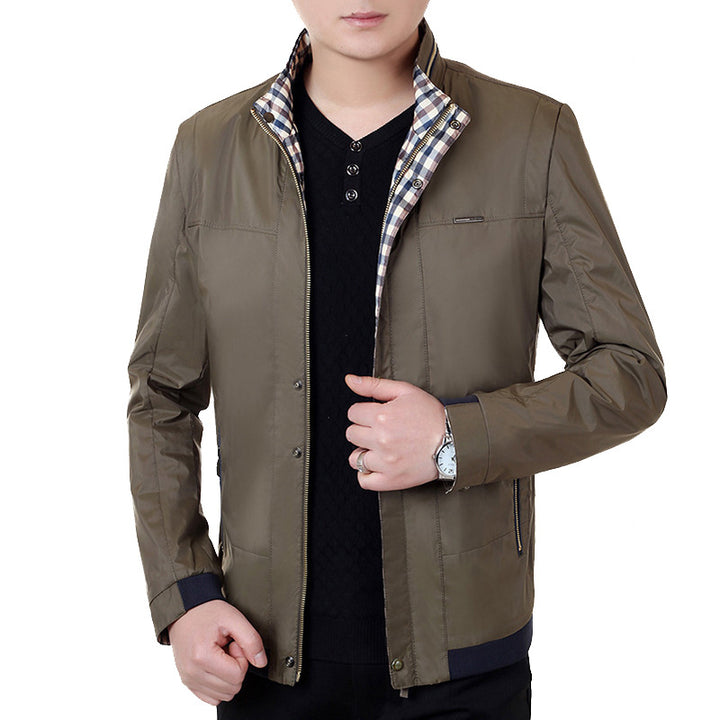 Men's field jacket with contrast inserts and chest zip pocket Mune Fashion