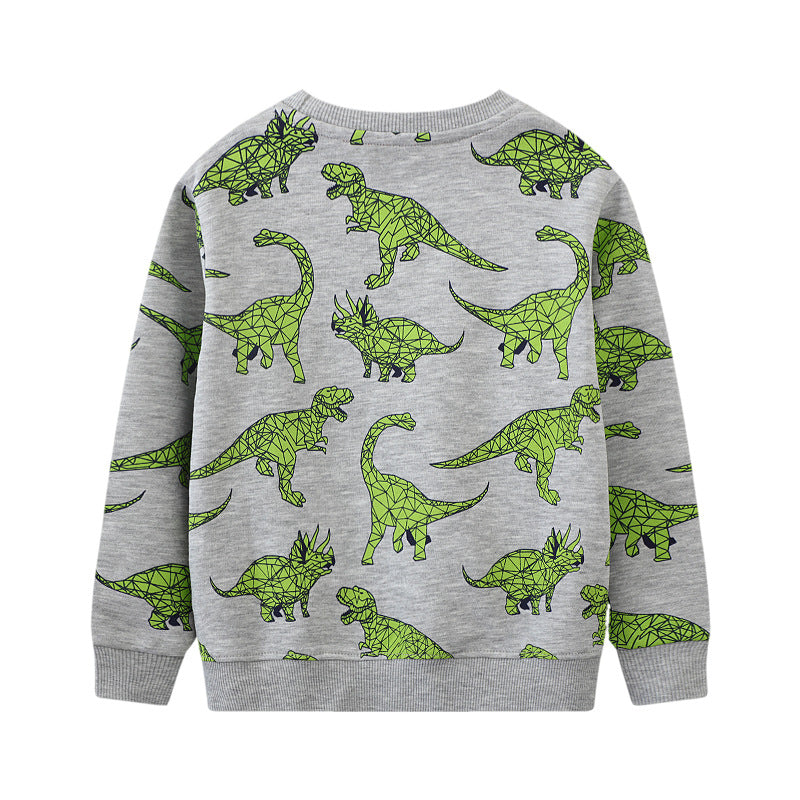 Children's sweatshirt with creative dinosaur pattern Mune Fashion