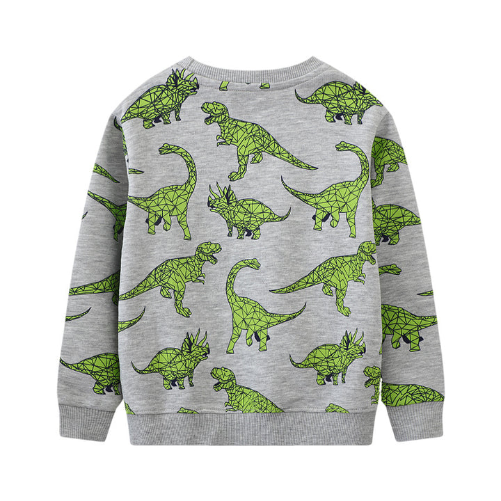 Children's sweatshirt with creative dinosaur pattern Mune Fashion