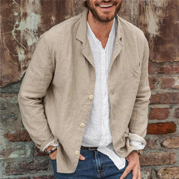 Mune Fashion - Lightweight cotton blazer for men: Comfort and style