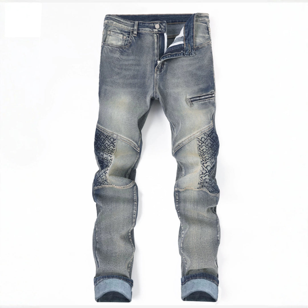 Men's Fashion Jeans with Special Seams Mune Fashion