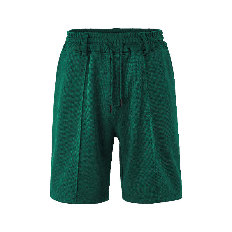 Men's nano technical mesh structure shorts with crease, belt loops and elastic drawstring waistband Mune Fashion