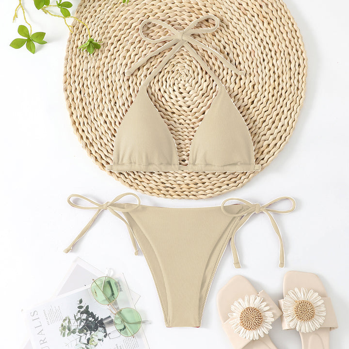 Women's Triangle Bikini with Adjustable Ties Mune Fashion