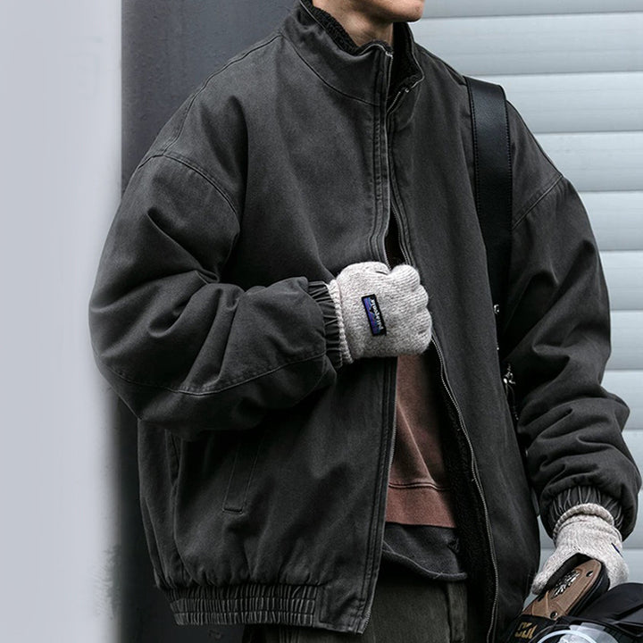 Unisex Padded Bomber Jacket with Teddy Lining Mune Fashion