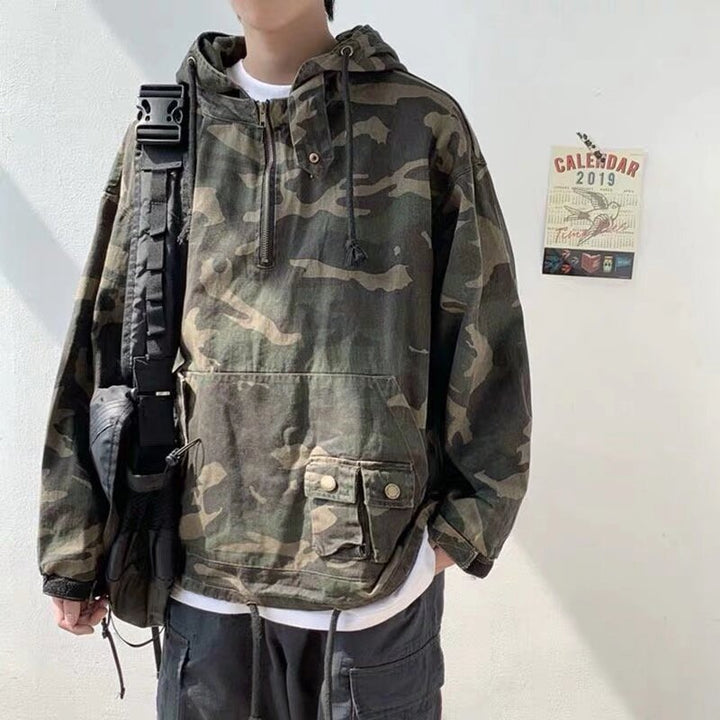 Men's Camouflage Utility Jacket Mune Fashion