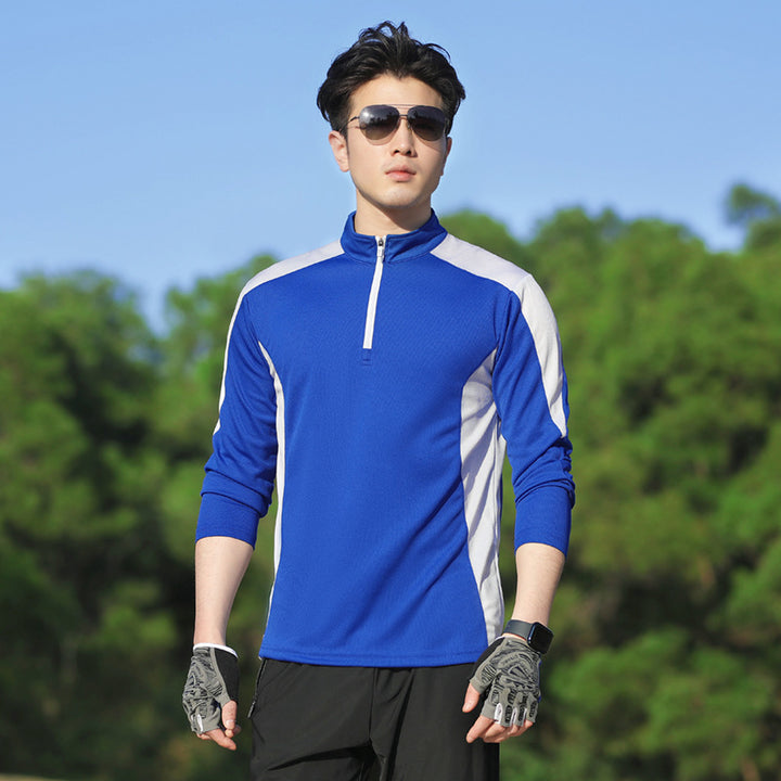 Women's Sports Long Sleeve with Half Zip and Breathable Inserts Mune Fashion