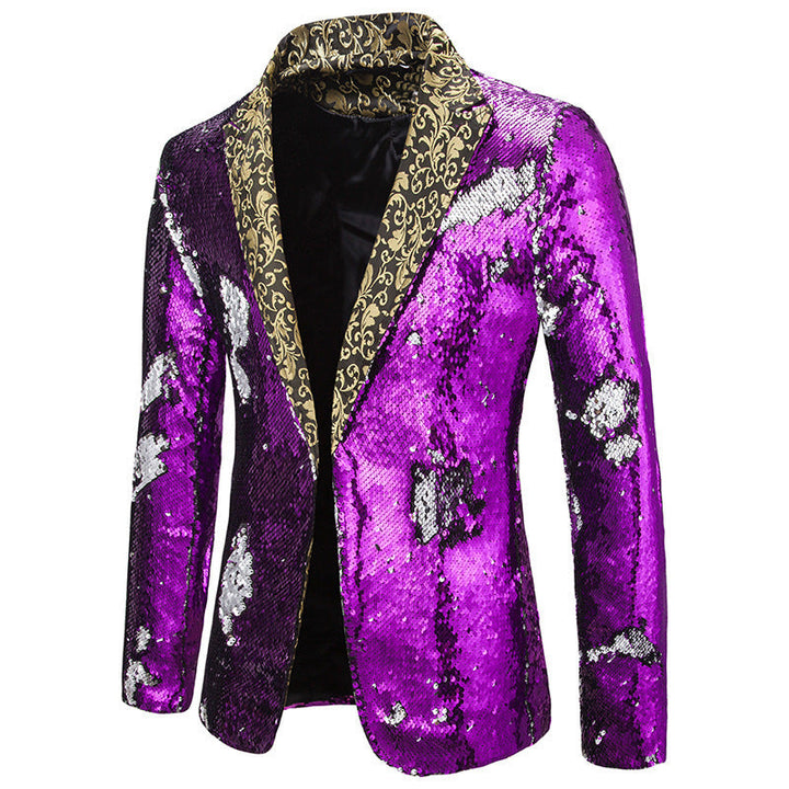 Men's Extravagant Sequin Blazer Jacket Mune
