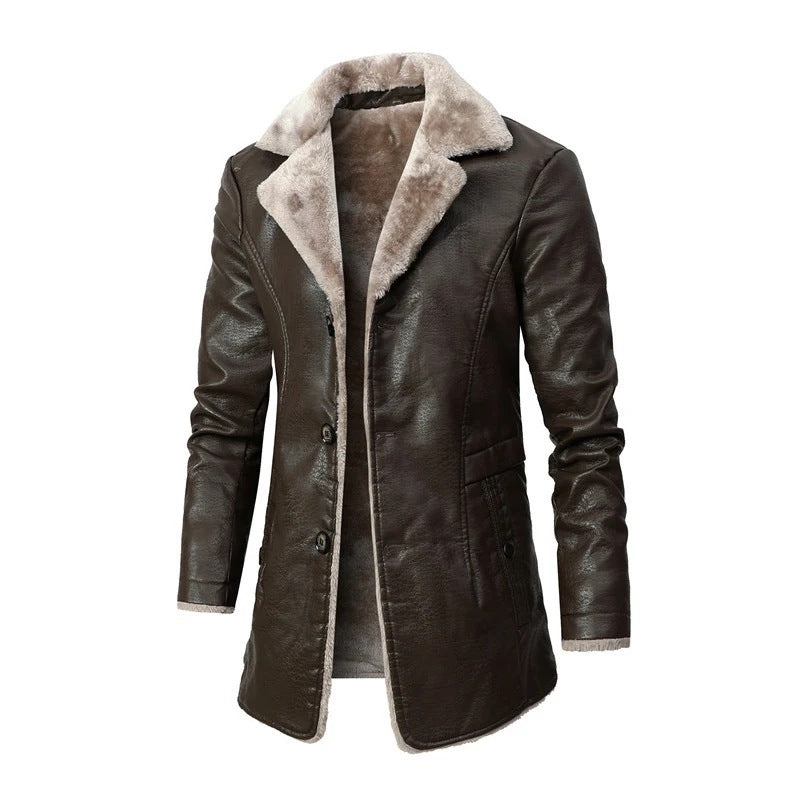 Men's Elegant Sheepskin Jacket with Modern Cut Mune Fashion