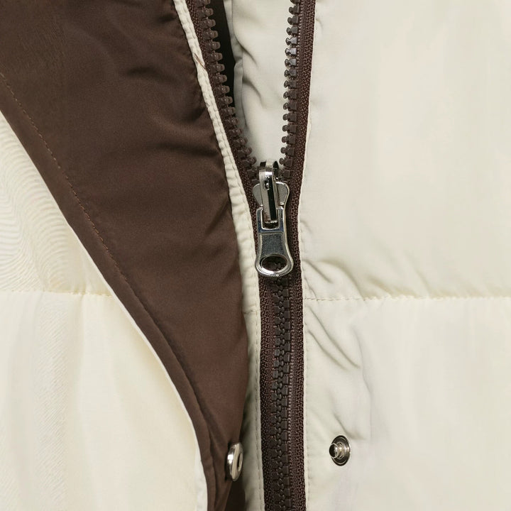 Women's Oversized P padded jacket with hood and high standing collar Mune Fashion