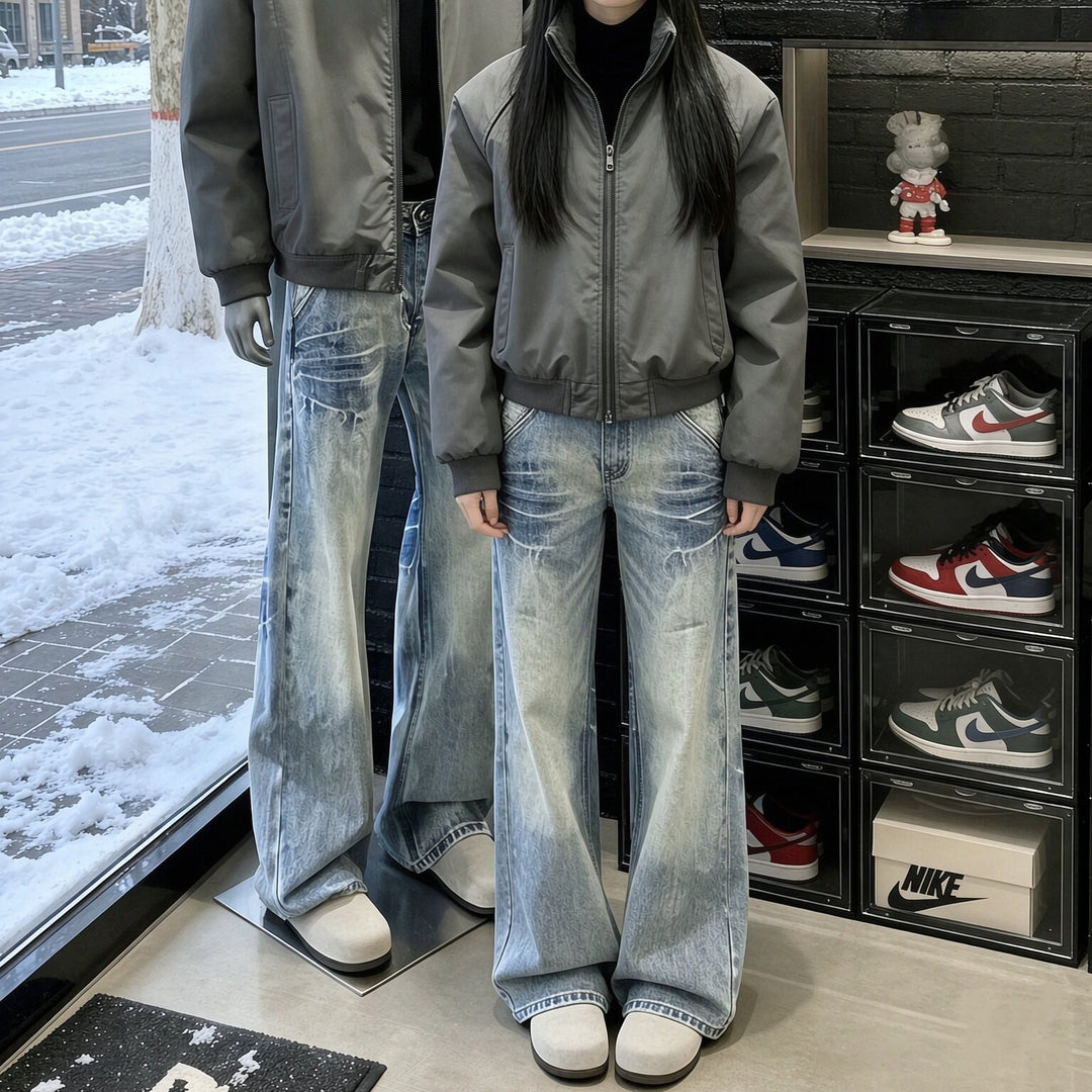 Women Loose-Fit Denim Pants Mune Fashion