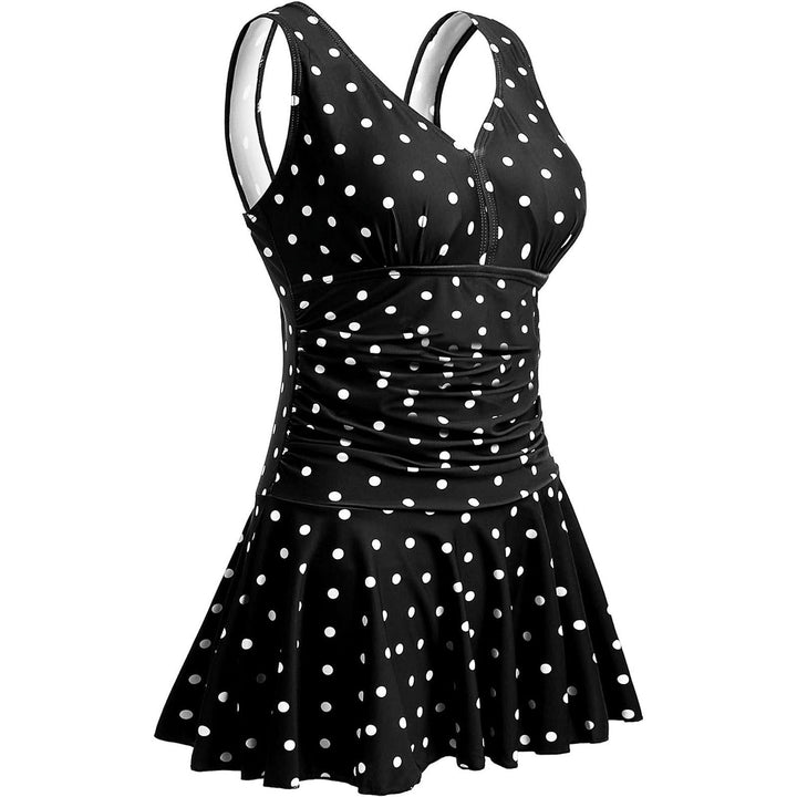 Women’s swimsuit with ruffle details and fresh cherry pattern Mune Fashion