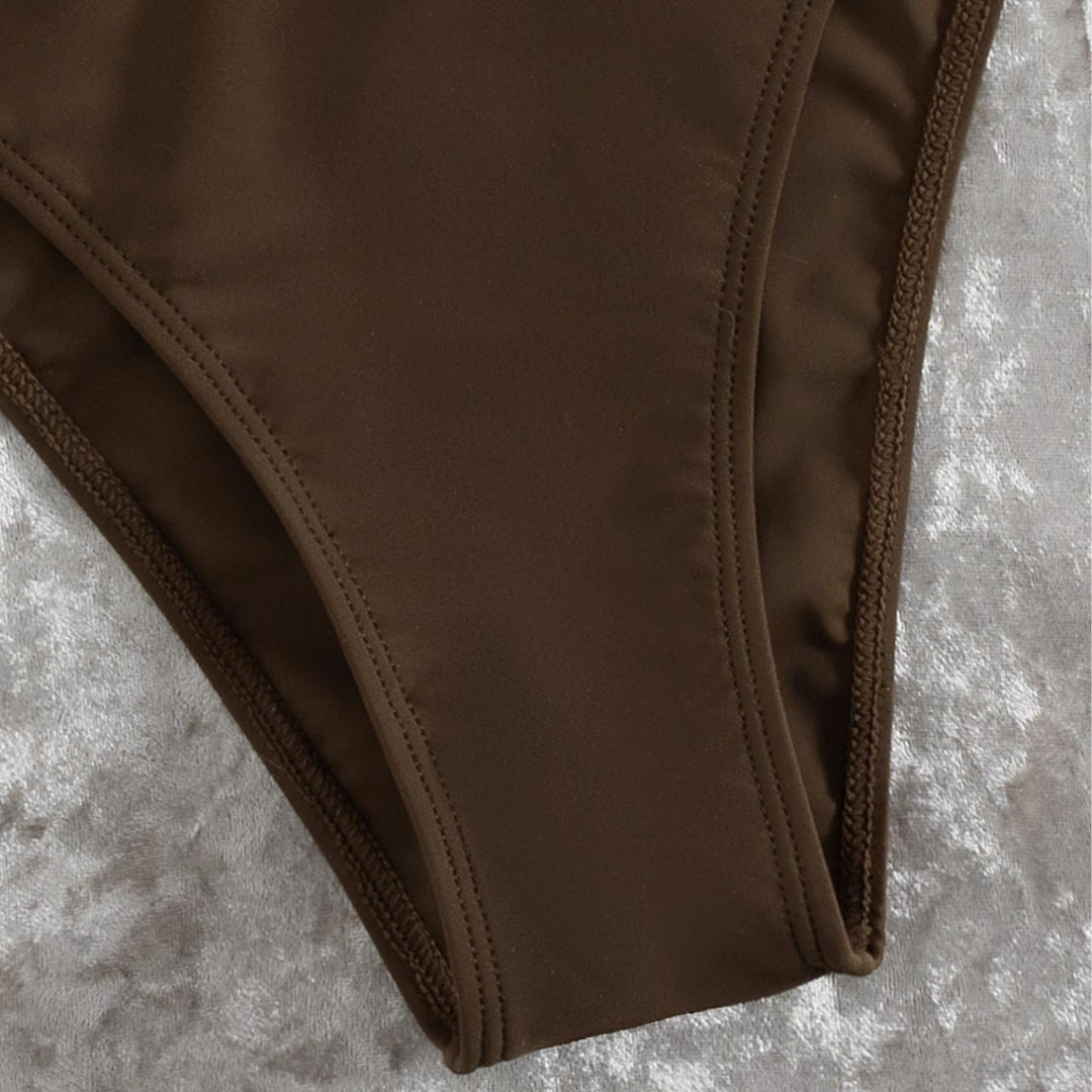 Women's Cut-Out Swimsuit with Unique Ring Detail Mune Fashion