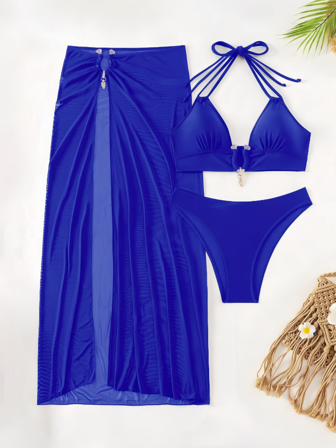 Ladies bikini set with elegant wrap skirt and refined details Mune Fashion