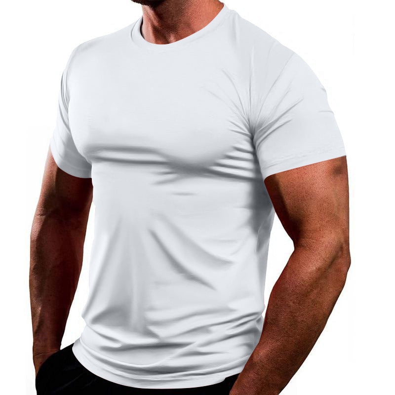 Men's Breathable Fitness T-Shirt Made Of Lightweight Fabric with A Fitted Cut Mune