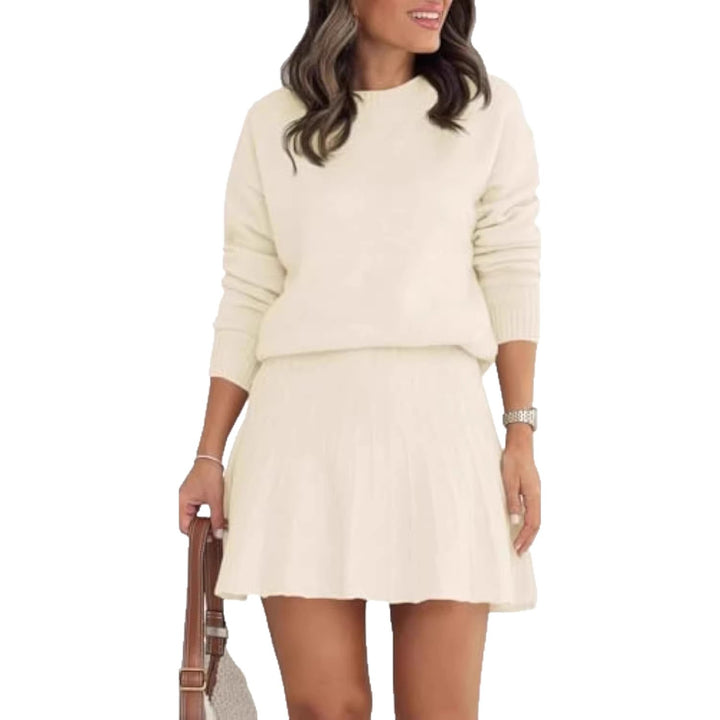 Women's Stylish Knit Sweater and Skirt Set Mune Fashion