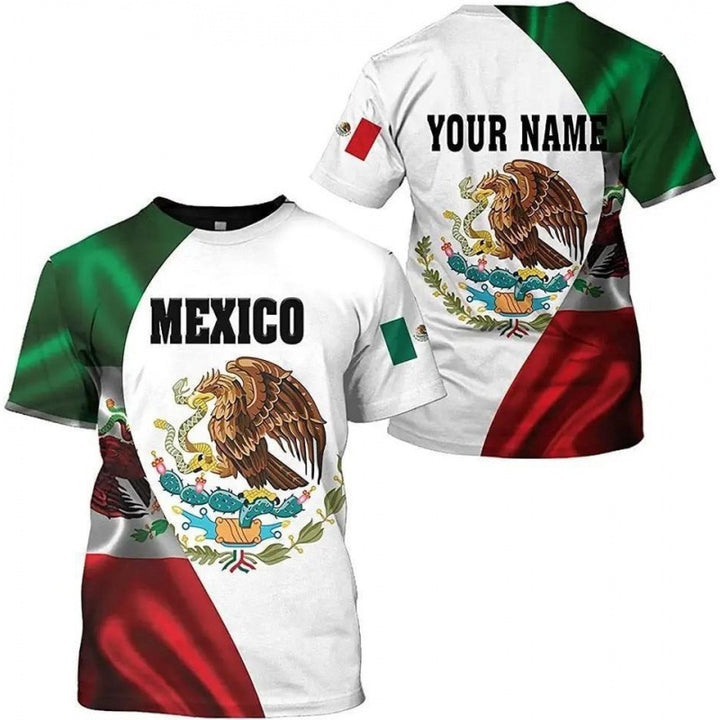 Unisex nan customizable fan jersey with back print, breathable functional fabric and Mexico crest Mune Fashion