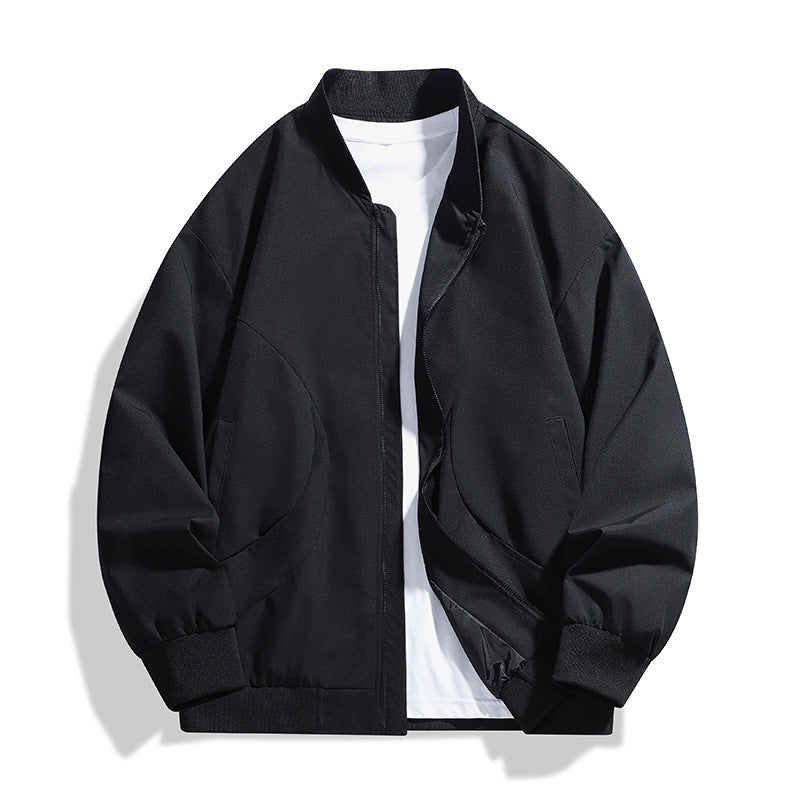 Men's bomber jacket with minimalist quilted structure, windproof and ribbed cuffs Mune Fashion