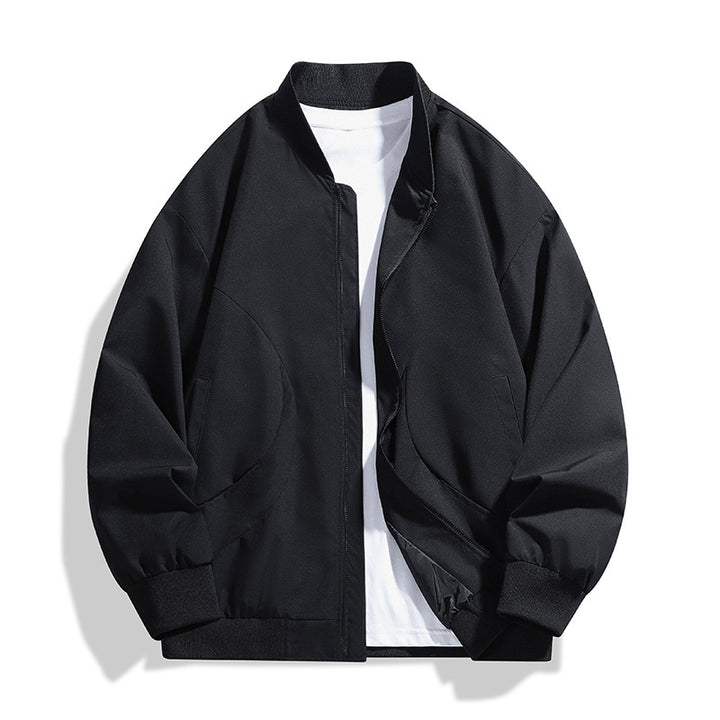 Men's bomber jacket with minimalist quilted structure, windproof and ribbed cuffs Mune Fashion