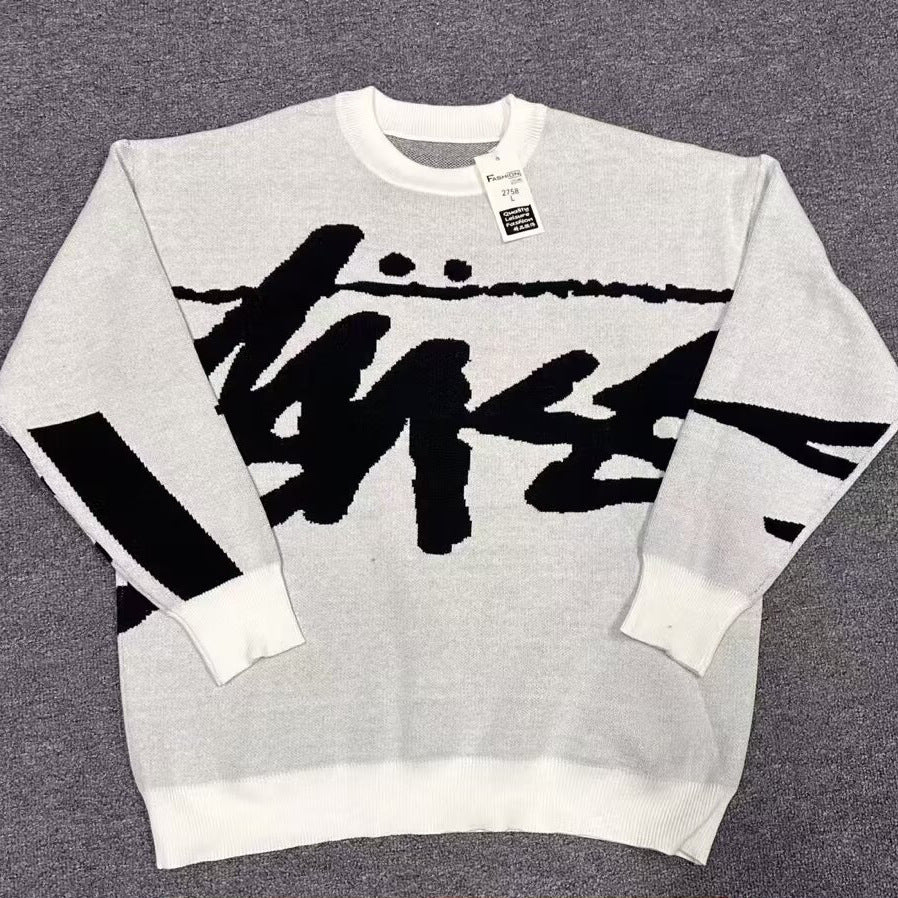 Men's Fashionable Chunky Knit Sweater with Graphic Design Mune Fashion