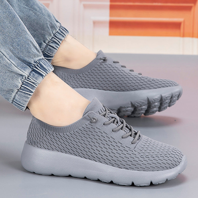Unisex nan lightweight knitted slip-on with contoured comfort footbed and shock-absorbing wave sole Mune Fashion