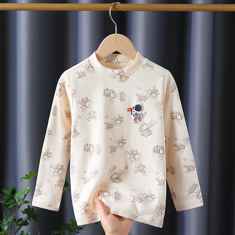 Boys long-sleeved astronaut T-shirt Mune Fashion