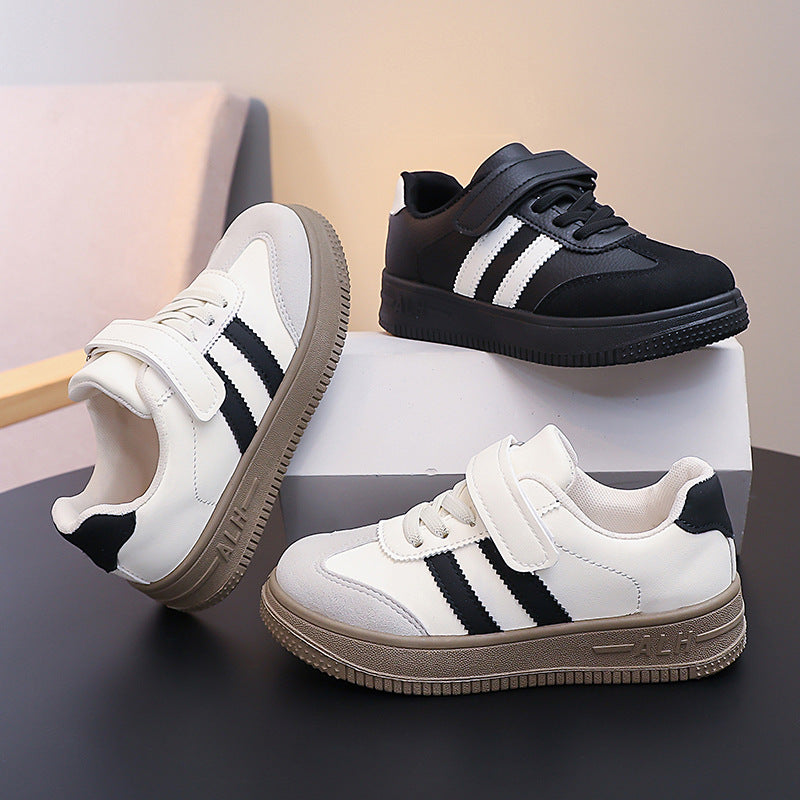 Ladies' sporty sneakers with practical hook-and-loop fastener and breathable mesh surface Mune Fashion