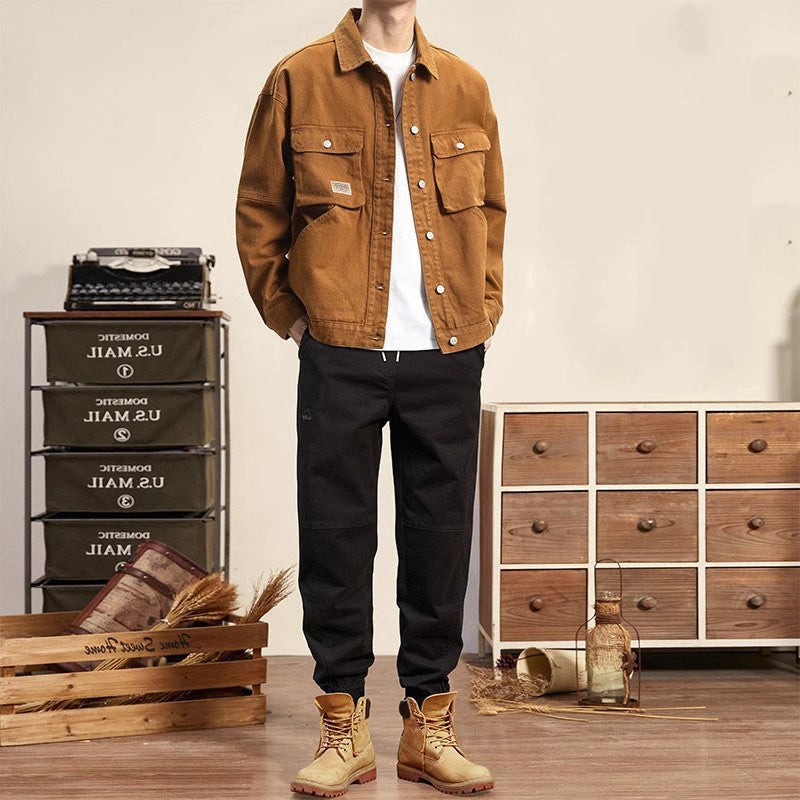 Men's Casual Utility Jacket with Practical Pockets Mune Fashion