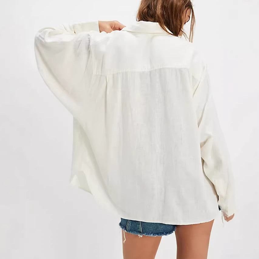 Women's Casual Linen Shirt