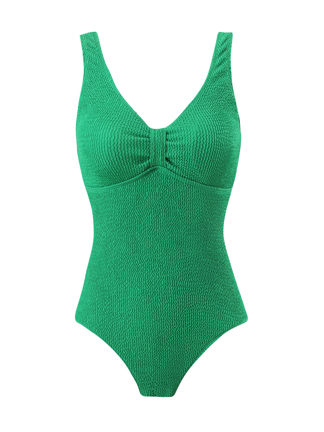 Women's one-piece swimsuit with sophisticated ribbed knit details Mune Fashion