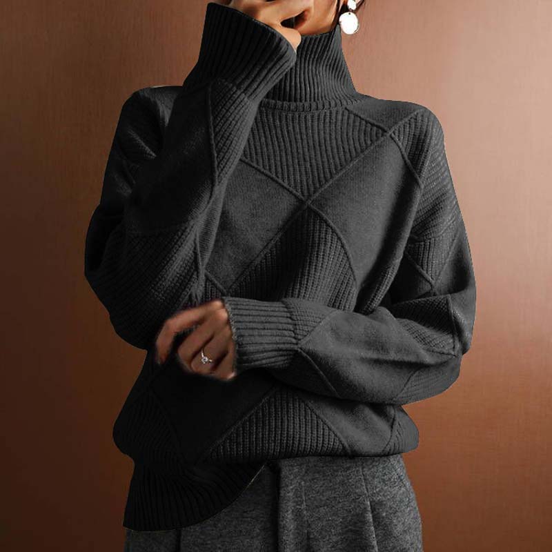 Mune | Solid Color Classic Knit Sweater for Women