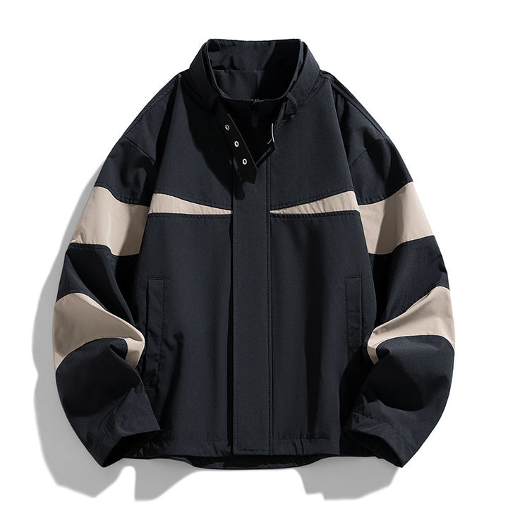 Men's Fashion Sport Jacket with High Collar Mune Fashion