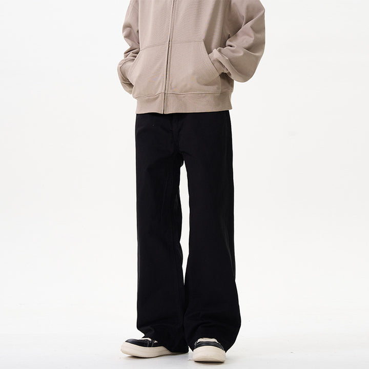 Unisex Wide cut chino pants with a low crotch and casual waistband Mune Fashion