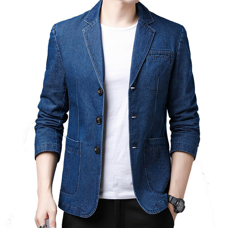 Men's Denim Blazer Mune Fashion