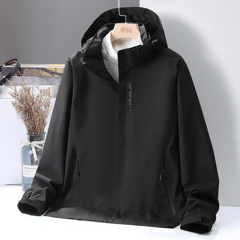Women's Lightweight Softshell Hooded Jacket with Windproof Storm Flap and Concealed Zipper Pockets Mune Fashion
